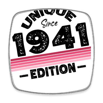 Unique Since 1941 Edition Birthday Vintage 1941 - Square fridge magnet - white - Front