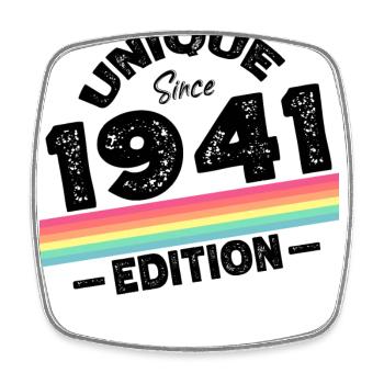 Unique Since 1941 Edition Birthday Vintage 1941 - Square fridge magnet - white - Front