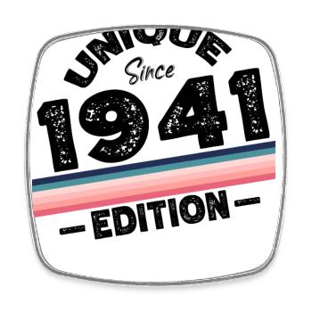 Unique Since 1941 Edition Birthday Vintage 1941 - Square fridge magnet - white - Front
