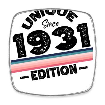 Unique Since 1931 Edition Birthday Vintage 1931 - Square fridge magnet - white - Front