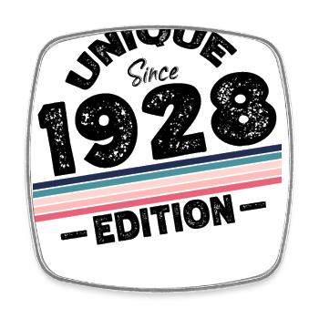 Unique depuis 1928 Edition Anniversaire Millésime 1928 - Magnet carré - blanc - Devant