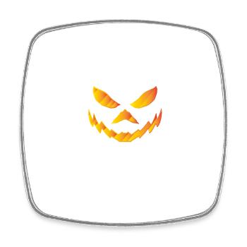 Kürbis. Gruselig. Halloween. Geschenkidee. Spruch - Viereckiger Kühlschrankmagnet - Weiß - Vorne