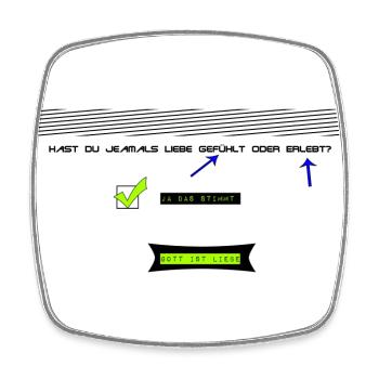 Love cannot be denied - Square fridge magnet - white - Front