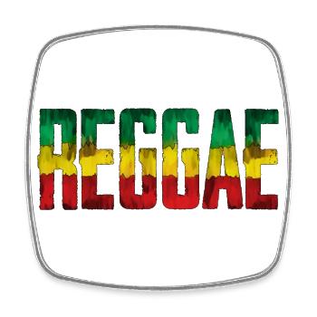 Raggae xxl - Magnet carré - blanc - Devant