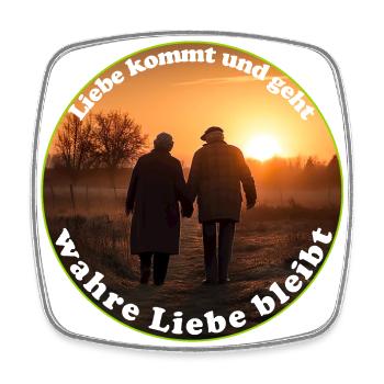 Liebe ist oft die treibende Kraft - Viereckiger Kühlschrankmagnet - Weiß - Vorne