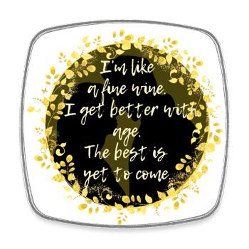Adrian Ivashkov and Sydney Sage Quote RichelleMead - Square fridge magnet - white - Front