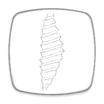 ENTSCHEIDUNG - Viereckiger Kühlschrankmagnet - Weiß - Vorne