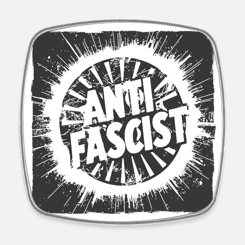 antifascisteCercle antifasciste - Magnet carré - blanc