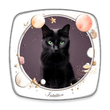Friday Of Salem - Vertraue deiner Intuition - Viereckiger Kühlschrankmagnet - Weiß - Vorne