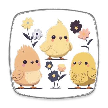 Easter 2 - Square fridge magnet - white - Front