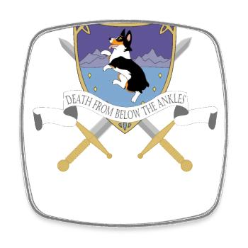 Corgi Corgi Dog - Square fridge magnet - white - Front