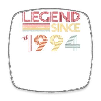 1994 Geburtstag Legend since Retro Vintage - Viereckiger Kühlschrankmagnet - Weiß - Vorne
