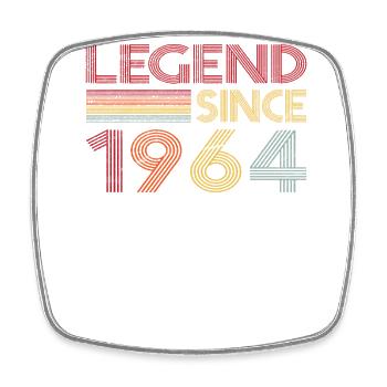 1964 Birthday Legend depuis Retro Vintage - Magnet carré - blanc - Devant