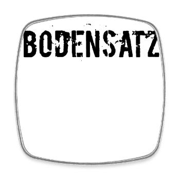 Bodensatz - Viereckiger Kühlschrankmagnet - Weiß - Vorne