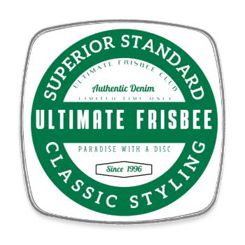 Ulti 11 Authentic - Square fridge magnet - white - Front