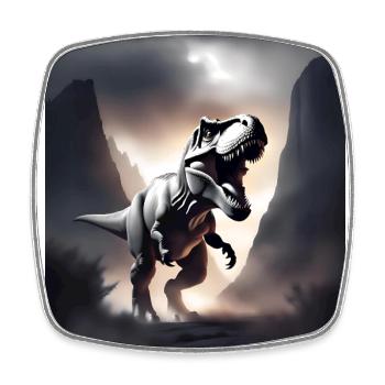 Fantastischer Tyrannosaurus Rex Dinosaurier - Viereckiger Kühlschrankmagnet - Weiß - Vorne