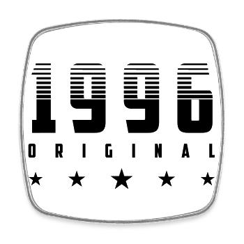 Original 1996 Year of birth | Color changeable | - Square fridge magnet - white - Front