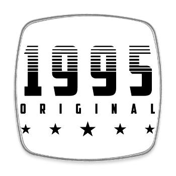 Original 1995 Geburtsjahr | Farbe änderbar | - Viereckiger Kühlschrankmagnet - Weiß - Vorne