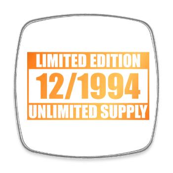 30th Anniversary Limited Edition - ꝏ Supply 12/1994 - Square fridge magnet - white - Front