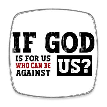 Jesus Christ - Christian Shirt - Christian - Square fridge magnet - white - Front