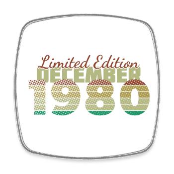 44th Anniversary Limited Edition (SCR) 12/1980 - Square fridge magnet - white - Front