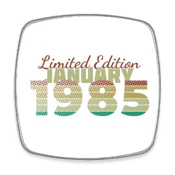 Édition Limitée 40e Anniversaire (SCR) 01/1985 - Magnet carré - blanc - Devant