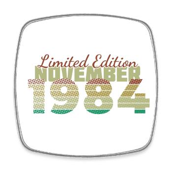 Édition limitée 40e anniversaire (SCR) 11/1984 - Magnet carré - blanc - Devant