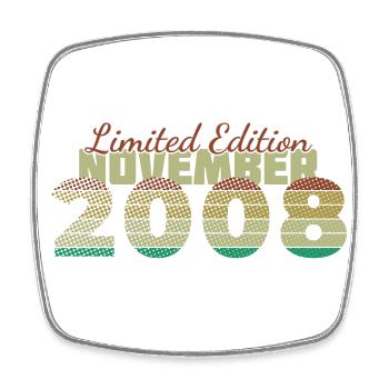 16. Geburtstag Limited Edition (SCR) 11/2008 - Viereckiger Kühlschrankmagnet - Weiß - Vorne