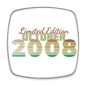 16. Geburtstag Limited Edition (SCR) 10/2008 - Viereckiger Kühlschrankmagnet - Weiß - Vorne
