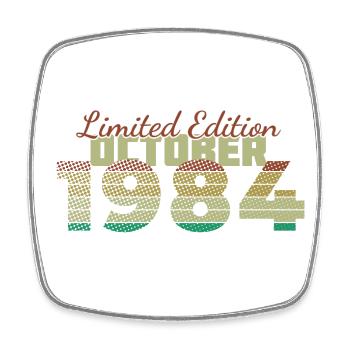 40e anniversaire Edition Limitée (SCR) 10/1984 - Magnet carré - blanc - Devant