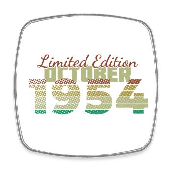 Édition limitée 70e anniversaire (SCR) 10/1954 - Magnet carré - blanc - Devant
