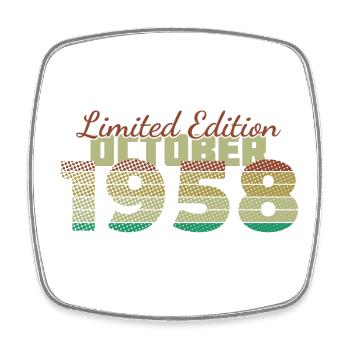 66e anniversaire Édition limitée (SCR) 10/1958 - Magnet carré - blanc - Devant