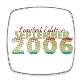18e anniversaire Edition Limitée (SCR) 09/2006 - Magnet carré - blanc - Devant