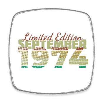 Édition limitée 50e anniversaire (SCR) 09/1974 - Magnet carré - blanc - Devant