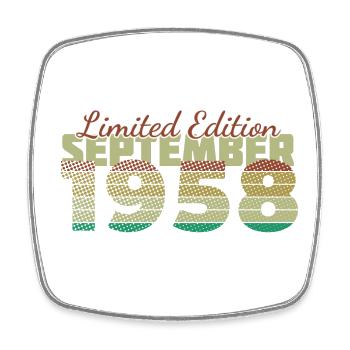 66e anniversaire Édition limitée (SCR) 09/1958 - Magnet carré - blanc - Devant