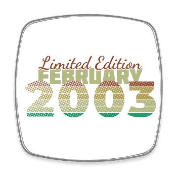 22e anniversaire Édition Limitée (SCR) 02/2003 - Magnet carré - blanc - Devant