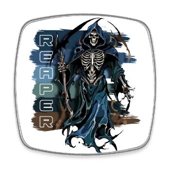 Reaper of Darkness - Square fridge magnet - white - Front