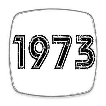 Frauenrechte 1973 & Defend Roe v Wade - Viereckiger Kühlschrankmagnet - Weiß - Vorne
