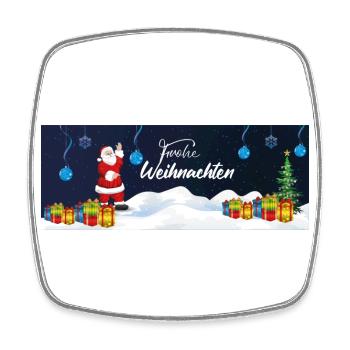 Mug 11 Weihnacht 2 - Viereckiger Kühlschrankmagnet - Weiß - Vorne