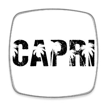 Capri Palm Islands Italy - Square fridge magnet - white - Front