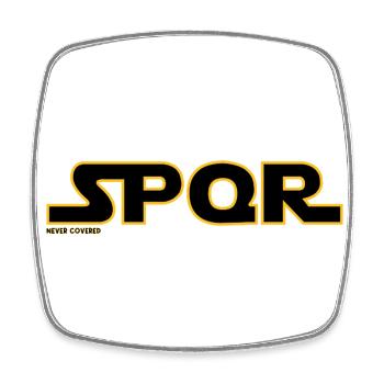 Bella Stellaria - SPQR - Roma Stellare - Magnet carré - blanc - Devant