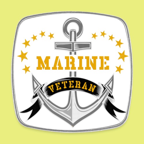 Anker Marine Veteran - Viereckiger Kühlschrankmagnet