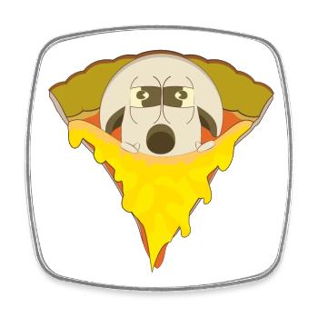 NICE DREAM - Square fridge magnet - white - Front