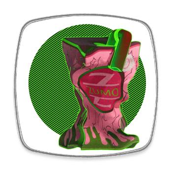 ZUMO Z - Square fridge magnet - white - Front