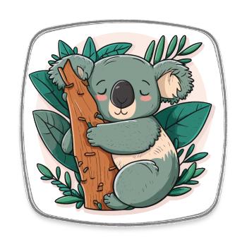 Koalas Home - Square fridge magnet - white - Front