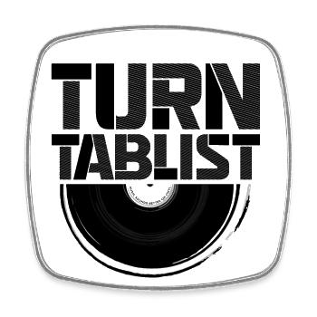 Turntablist Dj Mix Vinyl Scratch Musik Schwarz - Viereckiger Kühlschrankmagnet - Weiß - Vorne