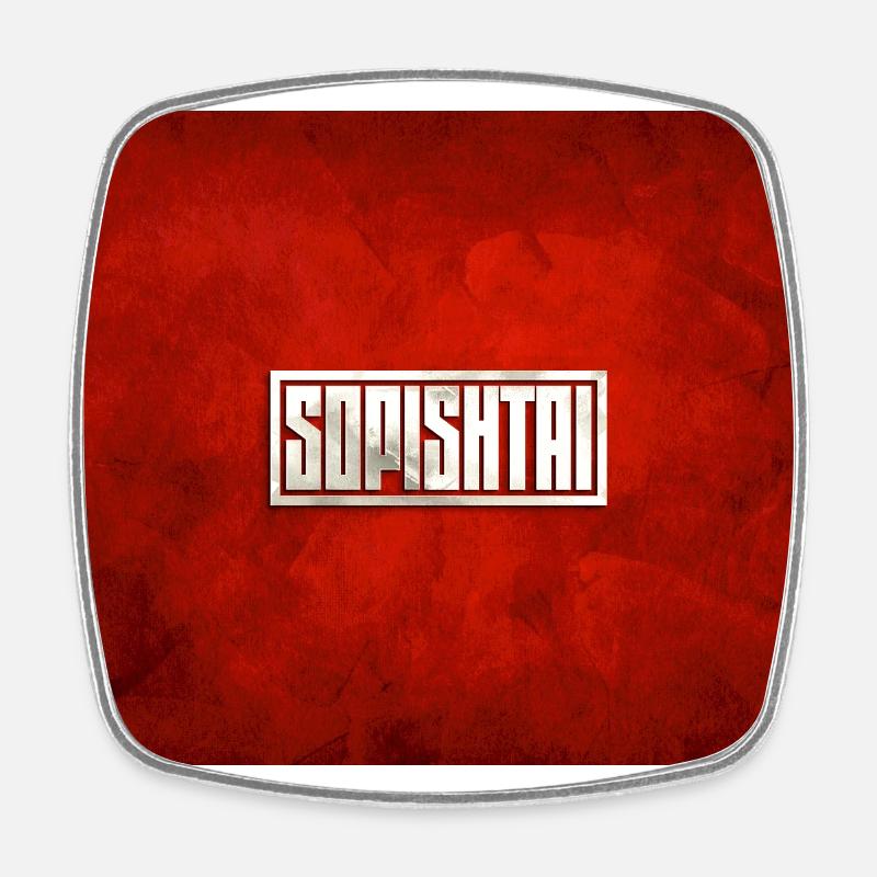 Sopishtai - Magnet carré - blanc