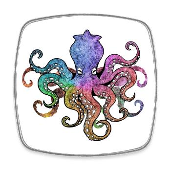 OCTOPUS OCTOPUS - Square fridge magnet - white - Front