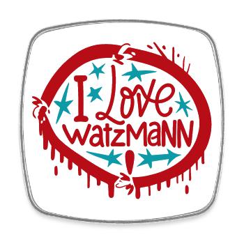 Watzmann Souvenirs Souvenirs Magnets Mugs - Square fridge magnet - white - Front