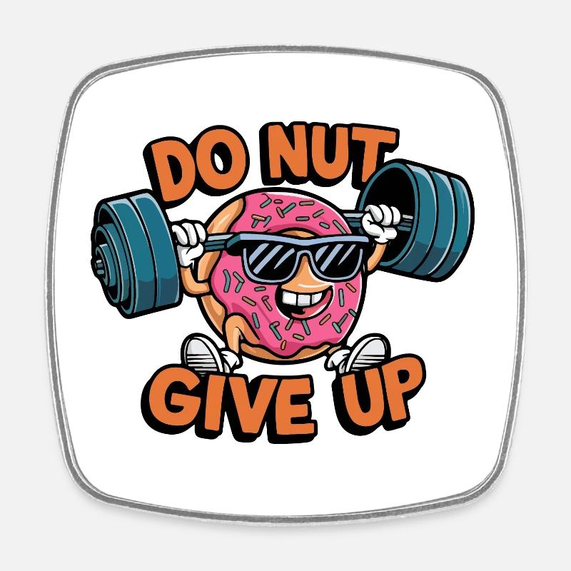 Nut abandonne-t-il ? - Magnet carré - blanc